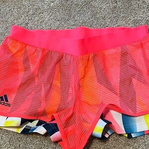 Adidas Bright Pink Mesh Shorts
